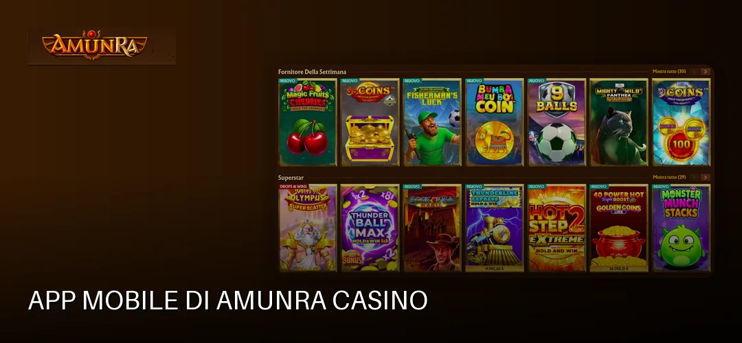 Amunra Casino promotional banner